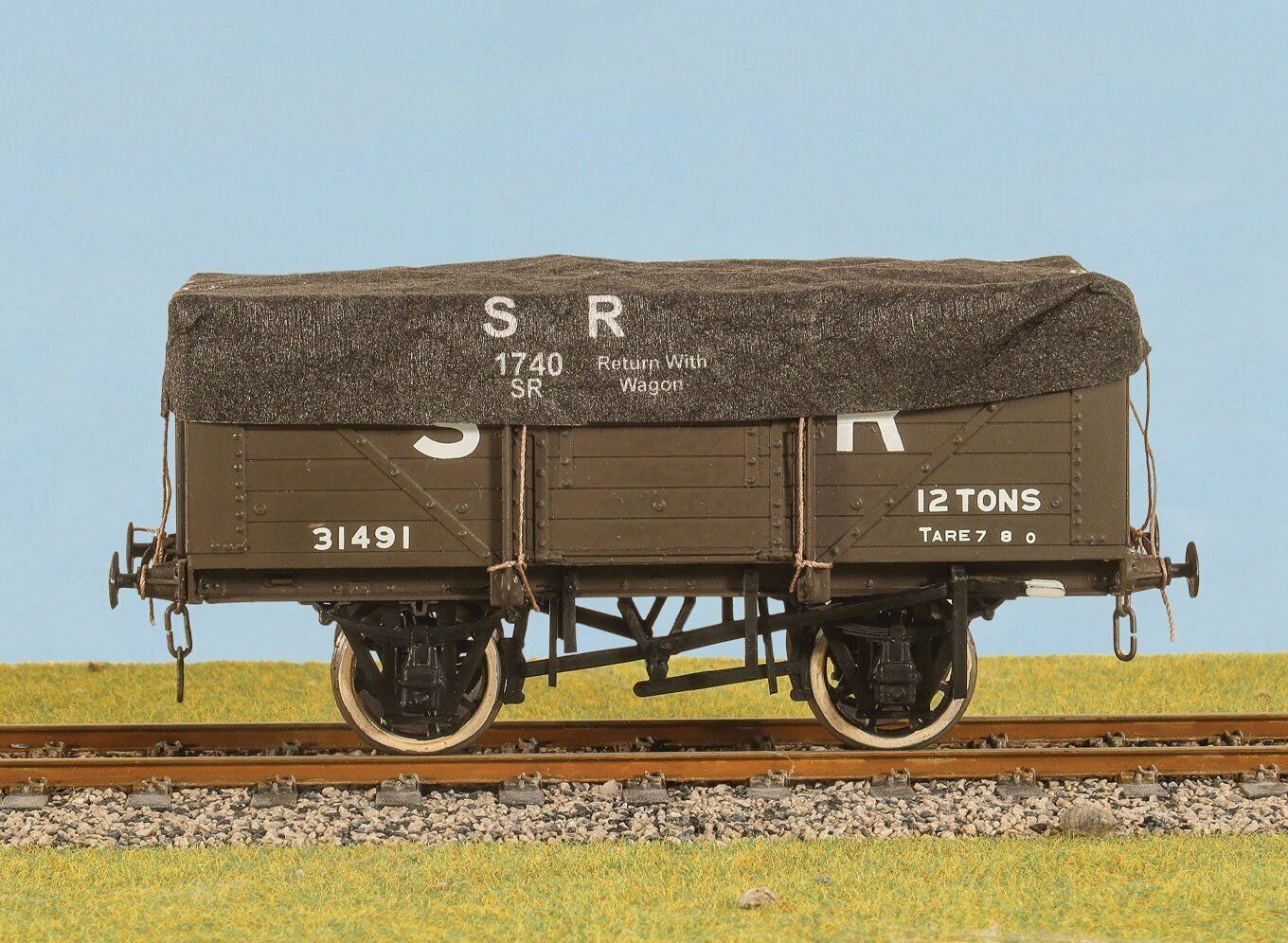 O gauge Wagon tarpaulins SR x 3 Parkside PS94