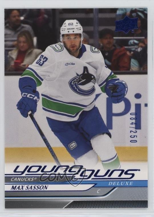 2024 Upper Deck Extended Series Young Guns Deluxe 84/250 Max Sasson #716 Rookie