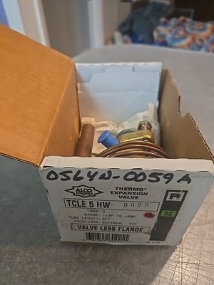 Alco Controls Thermo Expansion Valve Valve Less Flange 5 Tons TCLE 5 HW NIB