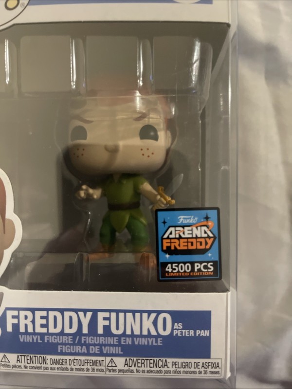 Funko Pop! Freddy Funko as Peter Pan (Exclusive) Brand New W/Protector LE4500