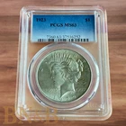 1923 PEACE DOLLAR PCGS MS 63