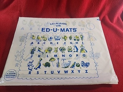 Lot Of 100 EAT-N-LEARN ED- U-MATS Place Mats