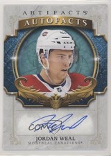 2020-21 Upper Deck Artifacts Auto Facts Jordan Weal #A-JW Auto ib6