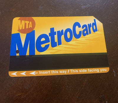 MTA MetroCard Subway Fare Card  Walk, don t run in the subway  Expires 12/31/25