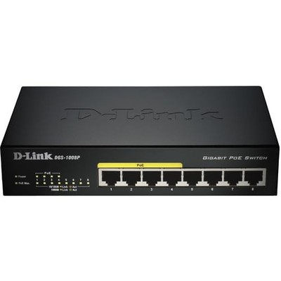 D-Link 8-PORT GIGABIT POE UNMANAGED