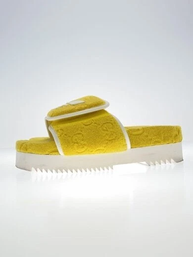 GUCCI/GG Supreme/Sandales/Collaboration/37/YLW/Coton