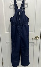FADED GLORY Bib Snow Ski Blue Pants SIZE SMALL 6/7 KIDS Unisex Pre Loved