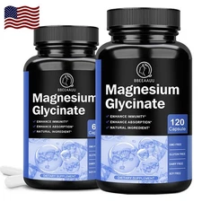 Magnesium Glycinate with Zinc Vitamin D3 Improved Sleep, Stress, Anxiety Relief