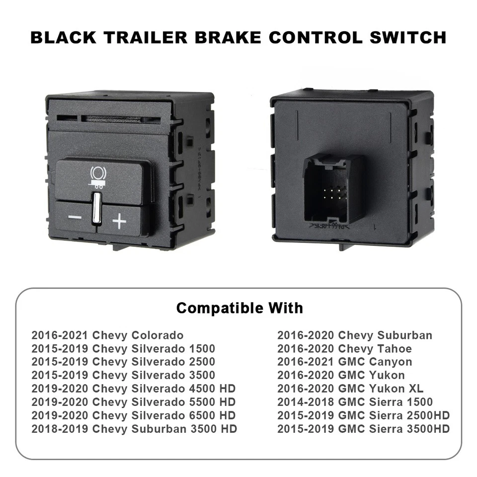84108373 Trailer Brake Control Switch For Chevy Silverado GMC Sierra 1500 2500 - Image 2 of 4