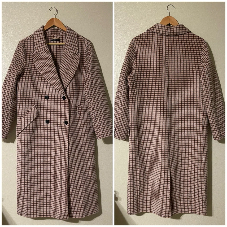 Abrigo de lana doble botonadura ELIE TAHARI NUEVO CON ETIQUETAS Abbey Foto 2 de 4