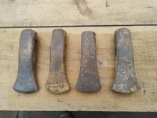Lot Of 4 Vintage Splitting Maul Heads Warren-Teed