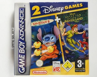2 Disney Games Lilo & Stitch 2 + Peter Pan Return To Neverland Game BOY ADVANCE - Image 1 of 4