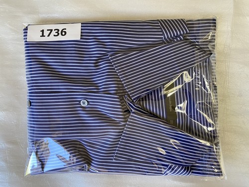 Ermenegildo Zegna Herren Gr. XXL Gestreiftes Hemd mit Knopfleiste Blau Langarm Freizeit - Bild 10 von 10