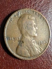 1929 Lincoln Wheat Cent Delamination Error Coin