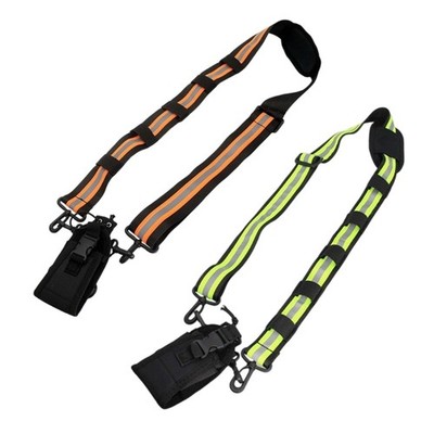 Shoulder Straps With Waterproof Two Way Radio Holder For Rescues