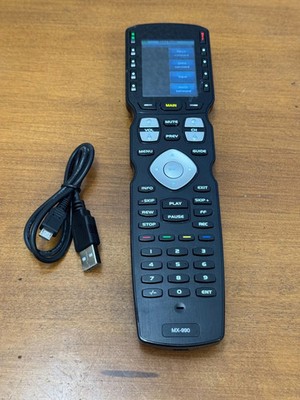 Universal Remote Control IR/RF URC MX-990, Deep Scratches on LCD