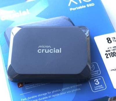 Crucial X10 8 TB Portable Solid State Drive External