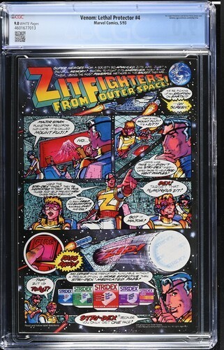 Venom Lethal Protector #4 CGC 9.0 1993 Marvel 1st Solo Series - Picture 2 of 2