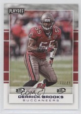 2017 Panini Playoff 2nd Down 33/49 Derrick Brooks #179 HOF 0a6