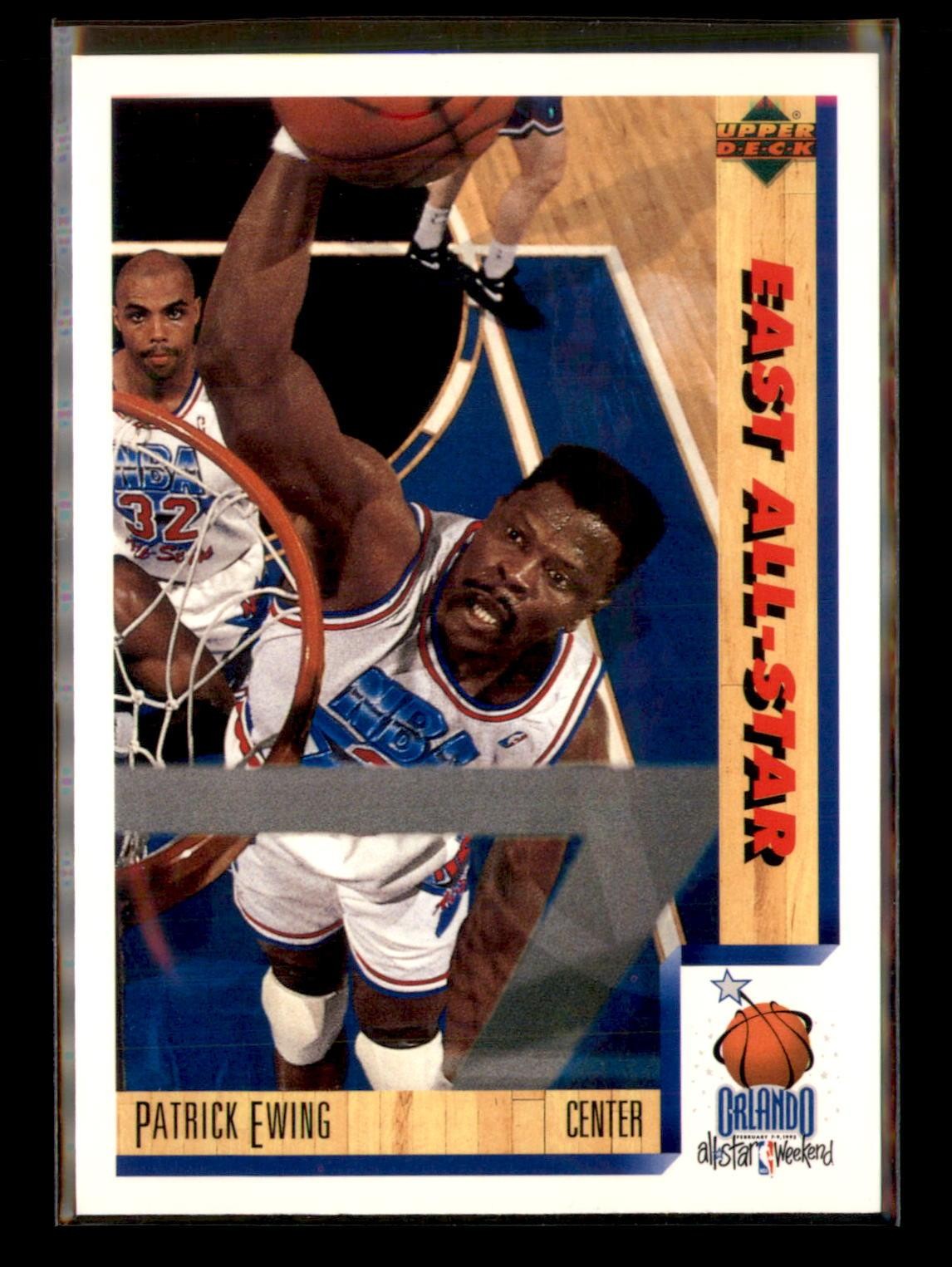 1991-92 Upper Deck Italian #7b Patrick Ewing The BallCap Exec