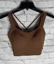 Lululemon Like a Cloud Longline Bra Light Support, B/C Cup Java Size 8