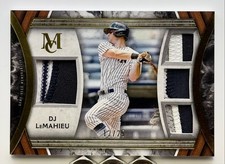 2022 Topps Museum Collection - Quad Relics D.J. LeMahieu Gold 12/25 (MEM)