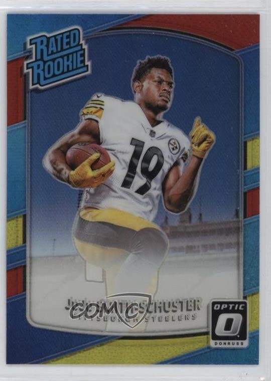 2017 Donruss Optic Rated Rookie Red & Yellow Prizm JuJu Smith-Schuster #176 07qw