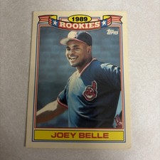 1990 Topps - Jumbo Pack Glossy Rookies Albert Belle #2 Called Joey on Card (RC)