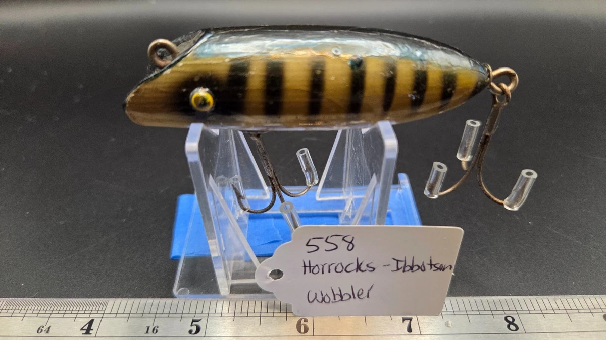 Leurre Vintage Muskie Harrocks-Ibbottson (?) Poisson 5 En Aluminium, Lot N-115