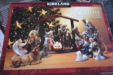 Kirkland Signature Costco 12 Piece Porcelain Nativity Set 75177 Complete EUC