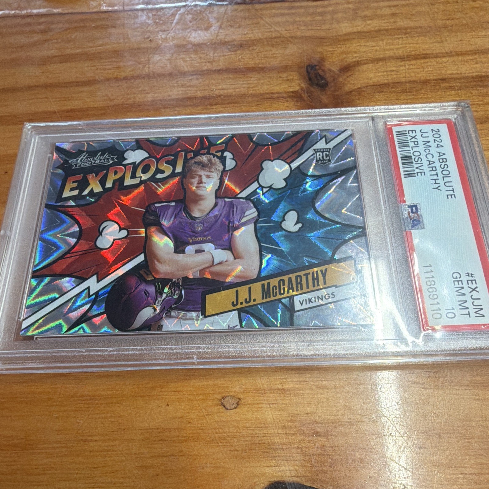 JJ McCarthy Panini Absolute Explosive #EXJJM Base