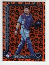 2025 Topps Update #US91 Tyler Heineman Holiday Jack O’Lanterns