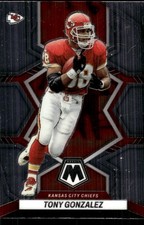 Tony Gonzalez 2022 Panini Mosaic #100 Chiefs NFL READ FREE SHIPPING AutographDen