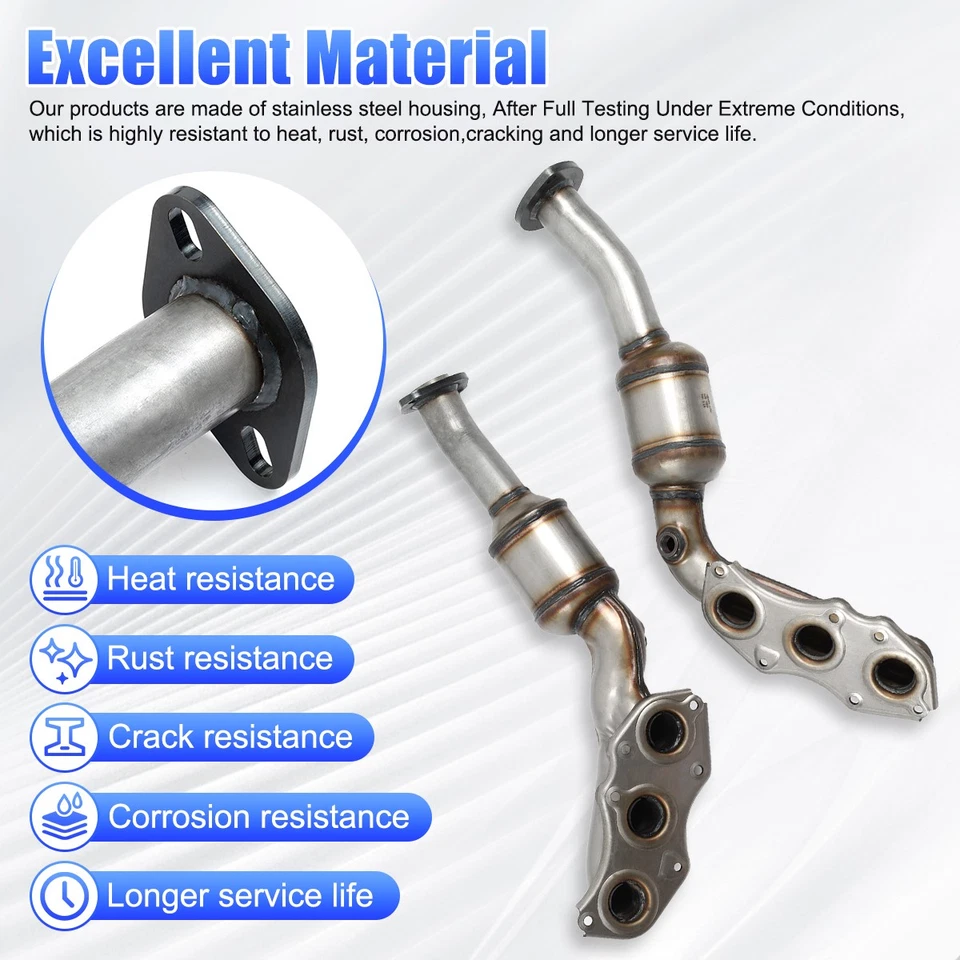 2Pcs Catalytic Converter For 2006-2015 Lexus IS250 IS350 RC350 674641 1714031580 Foto 4 de 4