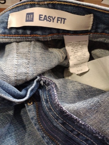 Vintage Gap Jeans Unisex 32x32 Blue Denim Easy Fit Straight Leg - Picture 5 of 15