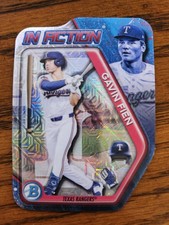 2025 Bowman Draft Gavin Fien In Action #BIA-16 Rangers🔥