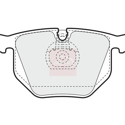 APEC Brake Pad Set, disc brake PAD956