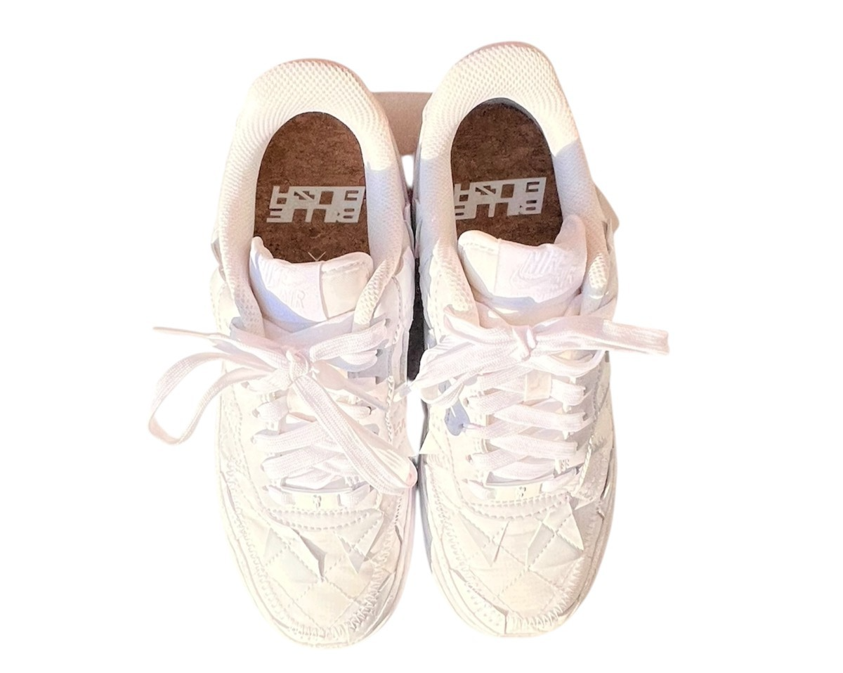 Nike Air Force 1 Low Billie Eilish Triple White Sneakers W 6.5 