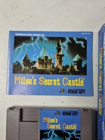Milon's Secret Castle - Nintendo NES - Complete In Box CIB - Circle Seal