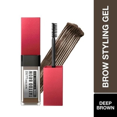 Maybelline Tattoo Brow 3-Tage Gel - Deep Brown Water-Proof, Deep Brown (6ml)..
