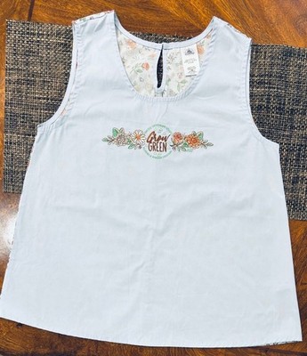 DISNEY Epcot Flower and Garden Festival Apron/Shirt Top Size L
