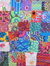 30 X 5” Kaffe Fasset Cotton Fabric Squares