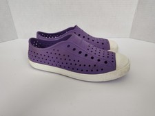 Native Kid's Purple Jefferson Slip-on Shoes Junior Youth Size J6
