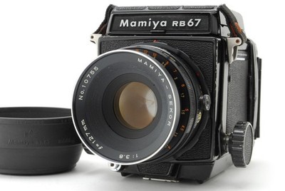 Mamiya RB67 レンズセット NEAR MINT] Mamiya RB67 Pro Sekor 127mm F⁄3.8 Lens 120 Film Back