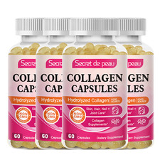 Collagen Capsules with Vitamin C Supports Hair, Skin, Nails  Joints