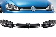 Scheinwerfer 3D LED Fließdynamik für VW Golf 7 VII 12-17 Kühlergrill R-Line L