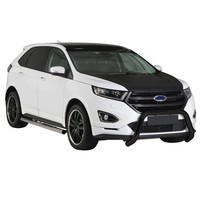 FrontbüGel FrontschutzbüGel FüR Ford Edge 2014-2018 ø76Mm Stahl Schwarz Schutz