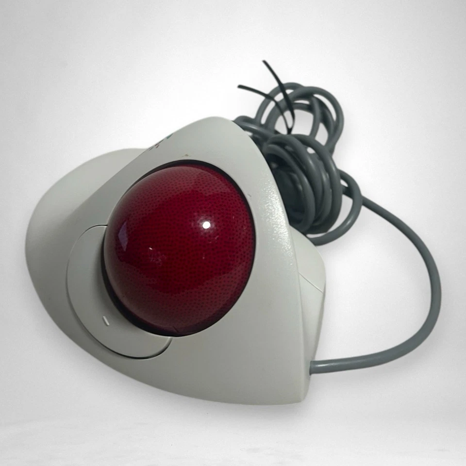 Logitech TrackMan Marble FX T-CJ12 PS/2 Wired 804251-0000 Ergonomical Mouse - Image 2 of 4