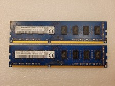 Lot of 2 SK Hynix 8GB DDR3 PC3L-12800 2Rx8 Desktop Memory HMT41GU6DFR8A-PB