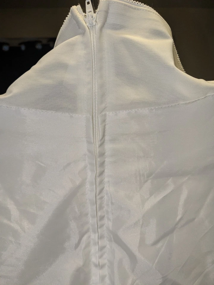 Mujer Novia/Promoción Peticoat Moda Capas Tul Falda Completa Sin Mangas Talla 10 Foto 2 de 4